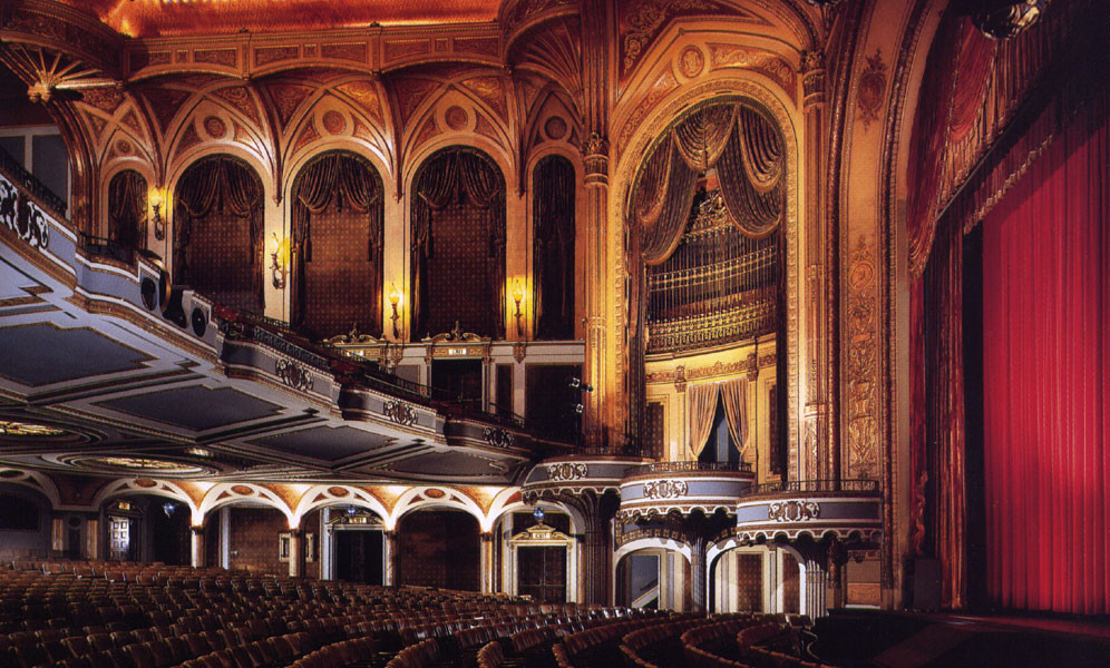 inside of a beautiful theatre