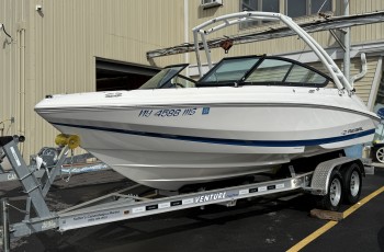 2023 REGAL 2000ES BOW RIDER W/ VOLVO V6 200 SX CAT & TANDEM AXLE VENTURE TAILER