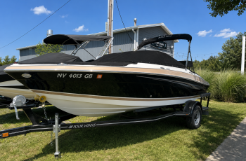 2009 FOUR WINNS H 200 BOW RIDER W/ SINGLE AXLE TRAILER