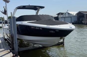 2022 REGAL LS6 OPEN BOW W/ VOLOV V8 350 EVC2 DP CAT I/O & VENTURE TANDEM TRAILER