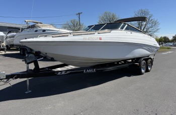 200 CROWNLINE 248 BR W/ 5.7 MERC V8 I/O & 2001 EAGLE TAMDEM TRAILER