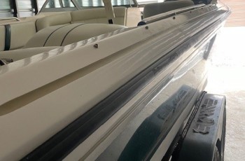 1998 SUPRA 22 SUN SPORT SKI BOAT W/ DOUBLE AXLE BUNK TRAILER