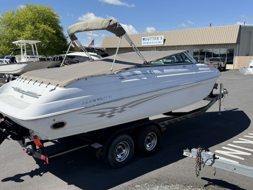 200 CROWNLINE 248 BR W/ 5.7 MERC V8 I/O & 2001 EAGLE TAMDEM TRAILER