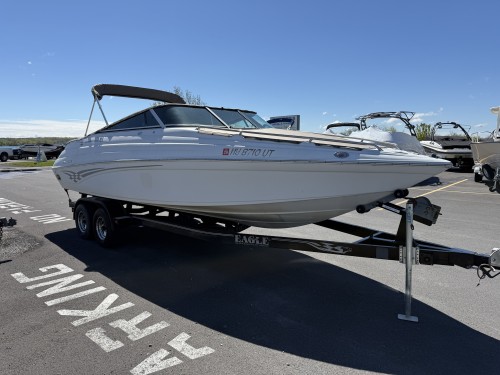 200 CROWNLINE 248 BR W/ 5.7 MERC V8 I/O & 2001 EAGLE TAMDEM TRAILER