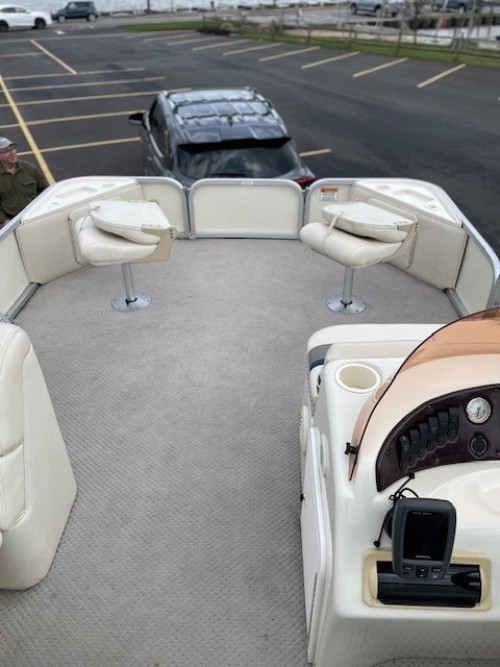 2006 BENNINGTON 2050 FSI PONTOON BOAT W/ YAMAHA 75 4 STROKE O/B W/ YACHT CLUB TRAILER