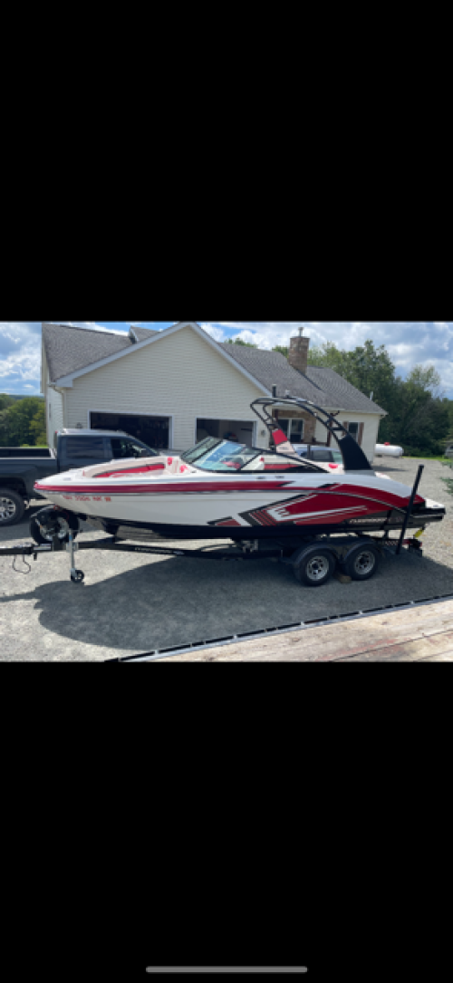 2017 CHAPARRAL 223 VORTEX VRX W/ TANDEM AXLE TRAILER