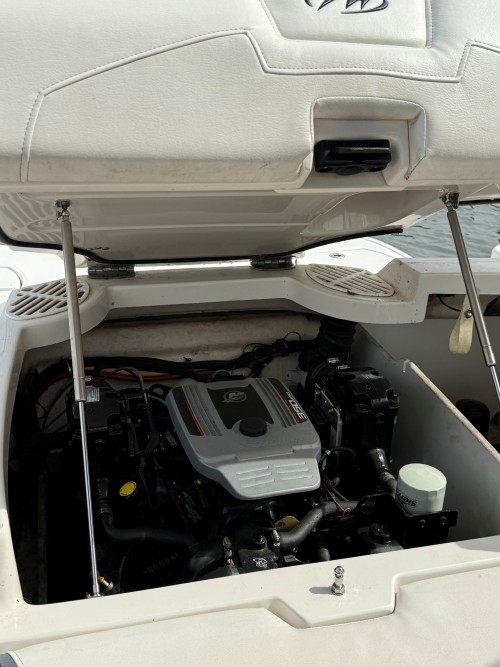 2010 MONTEREY 234 FS OPEN BOW W/ 5.7 MERCRUISER I/0 W/ 2013 EAGLE DOUBLE AXLE TRAILER