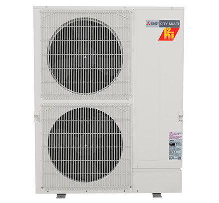 outdoor hvac unit by mitsubishi