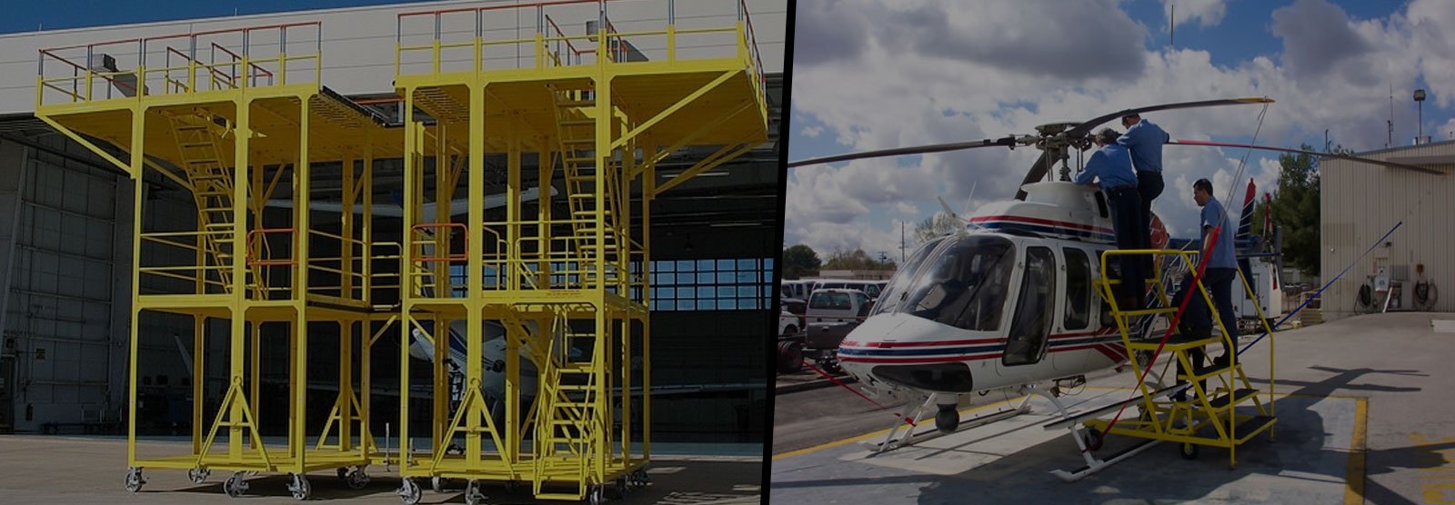 Industrial Maintenance Platforms, Work Platforms, Ladders, Man Lifts