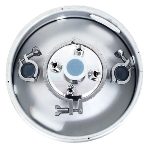 100L 6" Tri-Clamp Sanitary Keg w/ Dip Tube - V2
