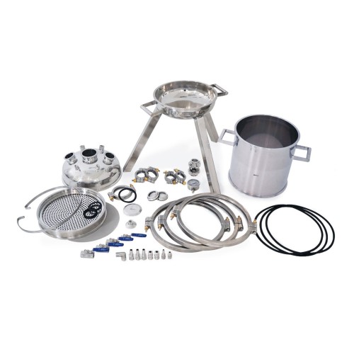 12" Buchner Funnel With Lid For Top Pressure - SS304