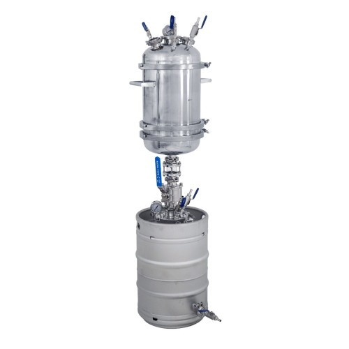 12" Pressurized Buchner Funnel with 50L or 100L Keg