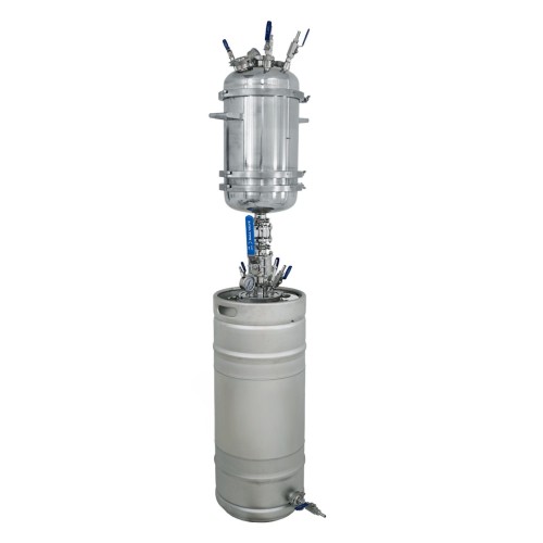 12" Pressurized Buchner Funnel with 50L or 100L Keg