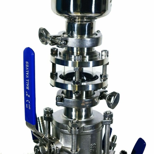 12" Pressurized Buchner Funnel with 50L or 100L Keg
