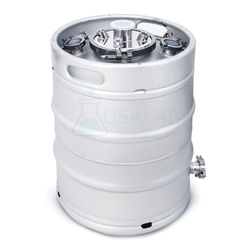 USA Lab 50L 6" Tri-Clamp Sanitary Keg w/ Dip Tube