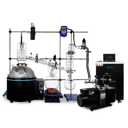 USA Lab N4 22L Full Bore Short Path Distillation Turnkey Kit with 100mm Head - USA Made Glass