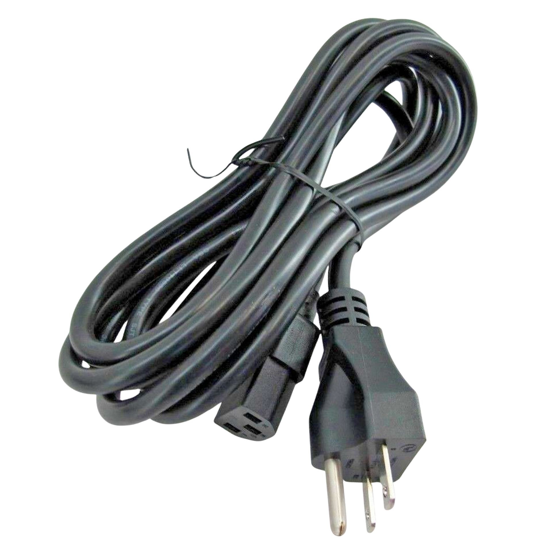 USA Lab 9' power cord from 220v plug 10 amp 18AWG NEMA 6-15P to IEC 320 C13