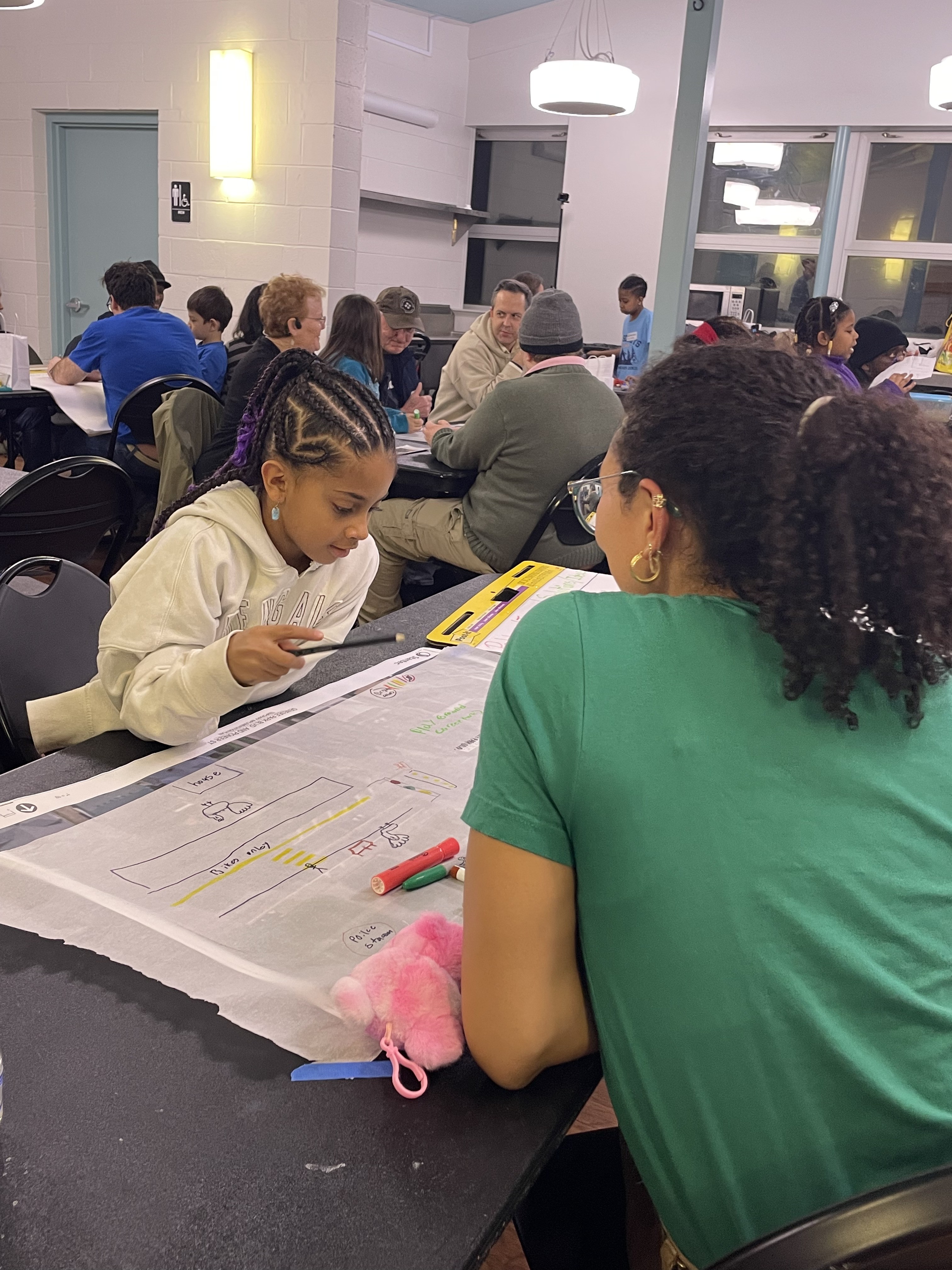Neighbors of all ages imagine a safer, more beautiful intersection