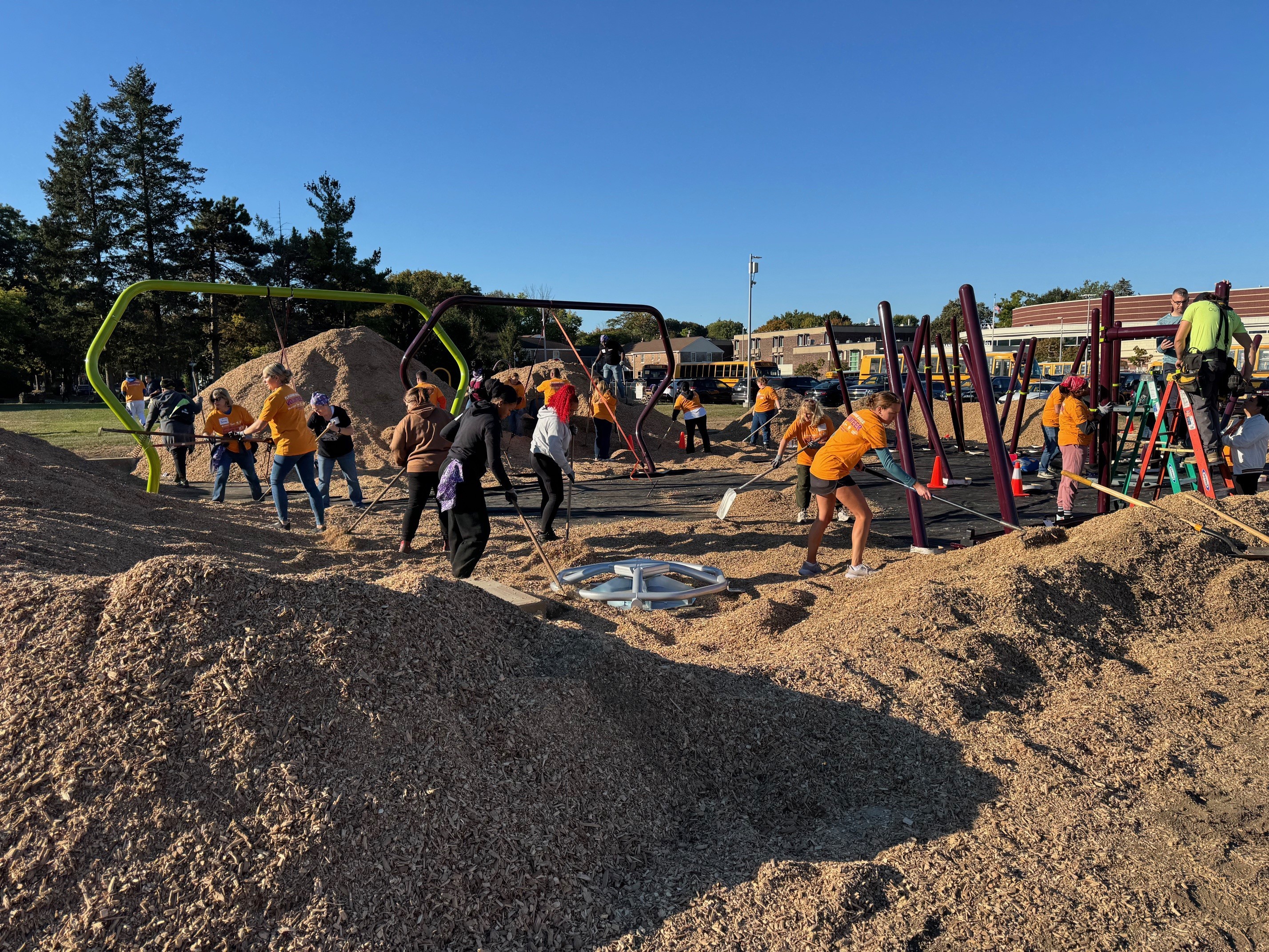 Healthi Kids and partners build a playground designed for kids by kids