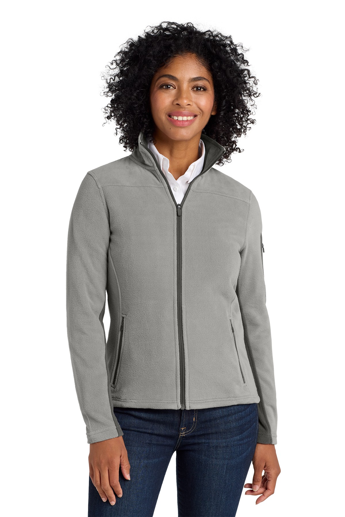 L233 - Women's Summit Fleece Full-Zip Jacket - Grey