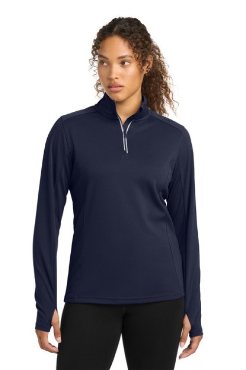 LST860 - Sport-Tek® Women's Sport-Wick® Textured 1/4-Zip Pullover - Saver Systems
