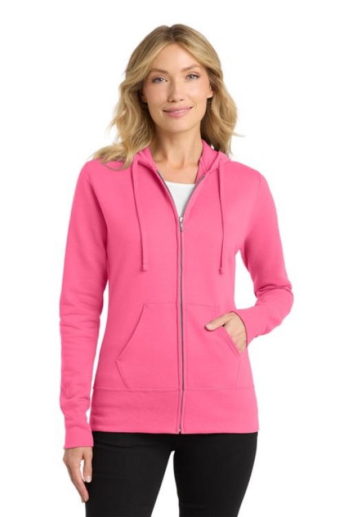LPC78ZH - Port & Co™ Women's Core Fleece Full-Zip Hooded Sweatshirt - Saver Systems