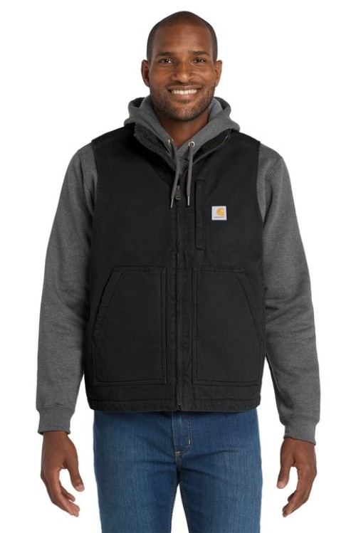 Carhartt® Sherpa-Lined Mock Neck Vest - TP