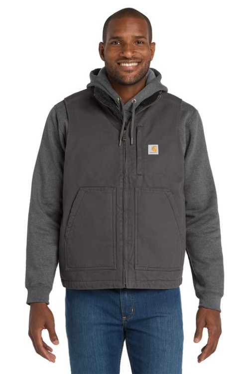 Carhartt® Sherpa-Lined Mock Neck Vest - TP