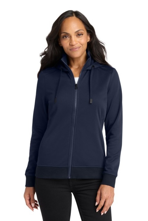 Port Authority Women's Smooth Fleece Hooded Jacket - TP