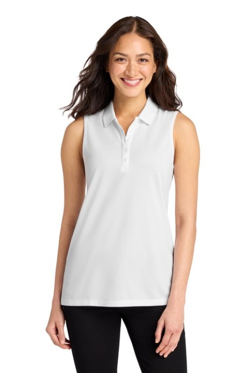 Port Authority Women's Dry Zone® UV Micro-Mesh Sleeveless Polo - TP