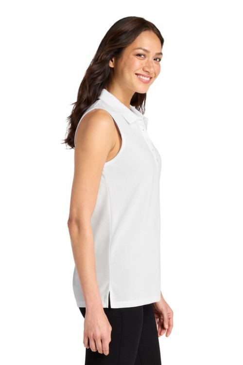 Port Authority Women's Dry Zone® UV Micro-Mesh Sleeveless Polo - TP