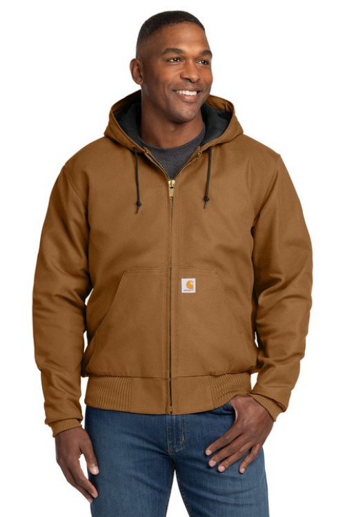 Carhartt Quilted-Flannel-Lined Duck Active Jac - TP