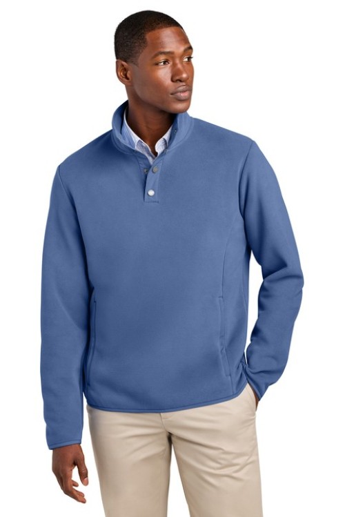 Brooks Brothers Fleece 1/4-Snap Neck - TP