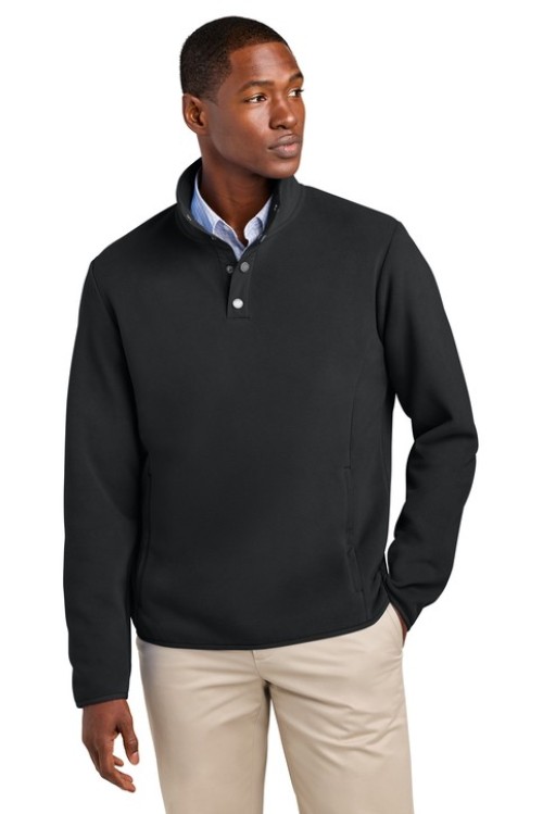 Brooks Brothers Fleece 1/4-Snap Neck - TP