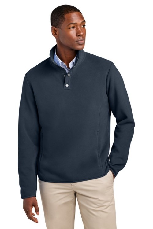 Brooks Brothers Fleece 1/4-Snap Neck - TP