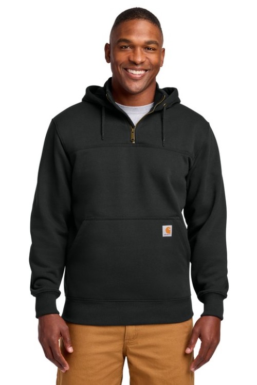 Carhartt Rain Defender® Paxton Heavyweight Hooded Zip Mock Sweatshirt - TP