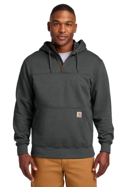 Carhartt Rain Defender® Paxton Heavyweight Hooded Zip Mock Sweatshirt - TP