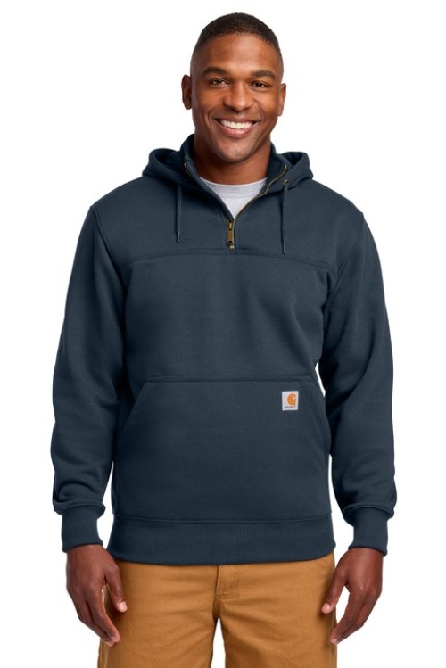 Carhartt Rain Defender® Paxton Heavyweight Hooded Zip Mock Sweatshirt - TP