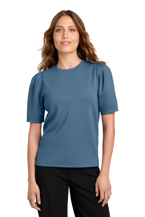 MM1041 - Mercer+Mettle® Women’s Short Sleeve Lite Spacer Top