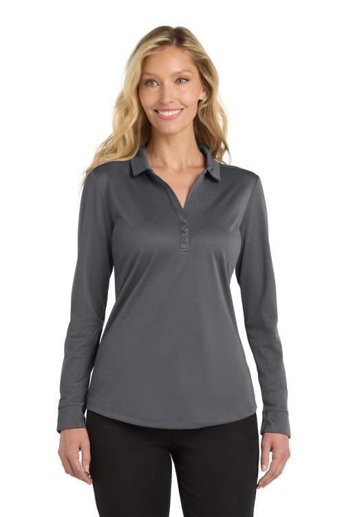 L540LS - Port Authority® Women's Silk Touch™ Performance Long Sleeve Polo
