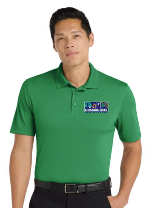 K110 Port Authority® Dry Zone® UV Micro-Mesh Polo | Spacious Skies Campgrounds