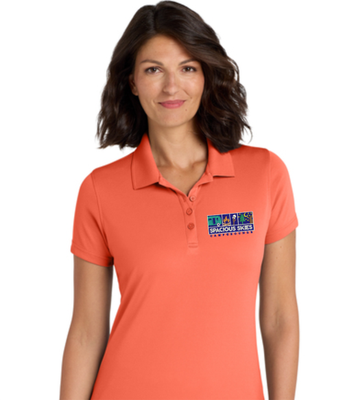 LK110 Port Authority® Women's Dry Zone® UV Micro-Mesh Polo | Spacious Skies Campground