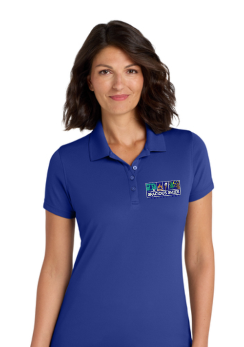LK110 Port Authority® Women's Dry Zone® UV Micro-Mesh Polo | Spacious Skies Campground