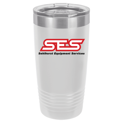 Black Tumbler with color SES logo