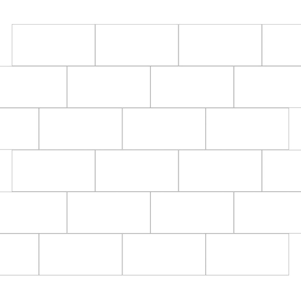 one-third stepped tile grid pattern