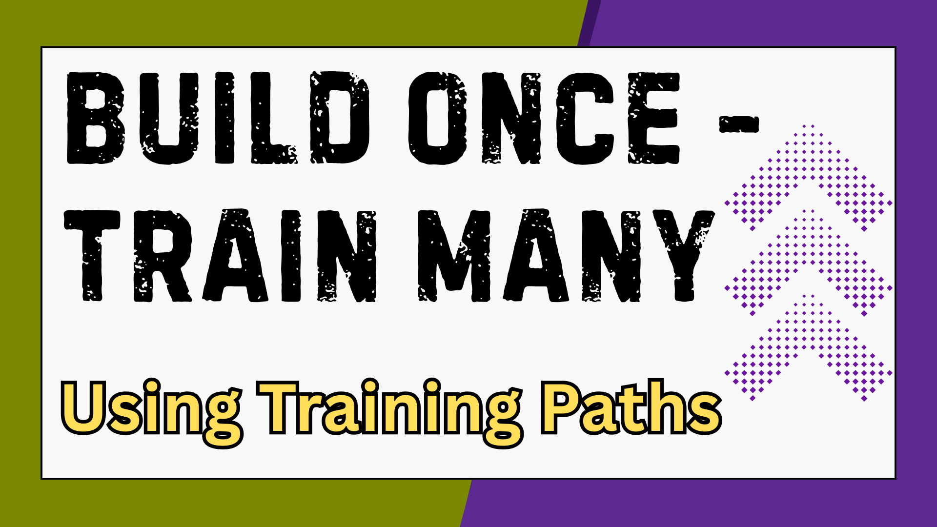 Documenting with Training Paths
