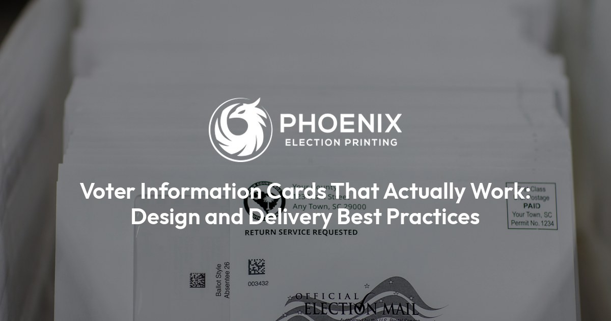 Voter Information Cards That Actually Work: Design and Delivery Best Practices
