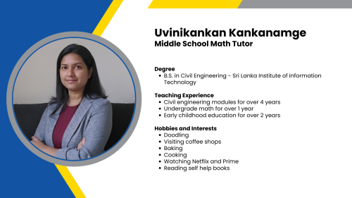 Image showing a SmartStart Education High-Dosage math tutor with their headshot and short written bio.