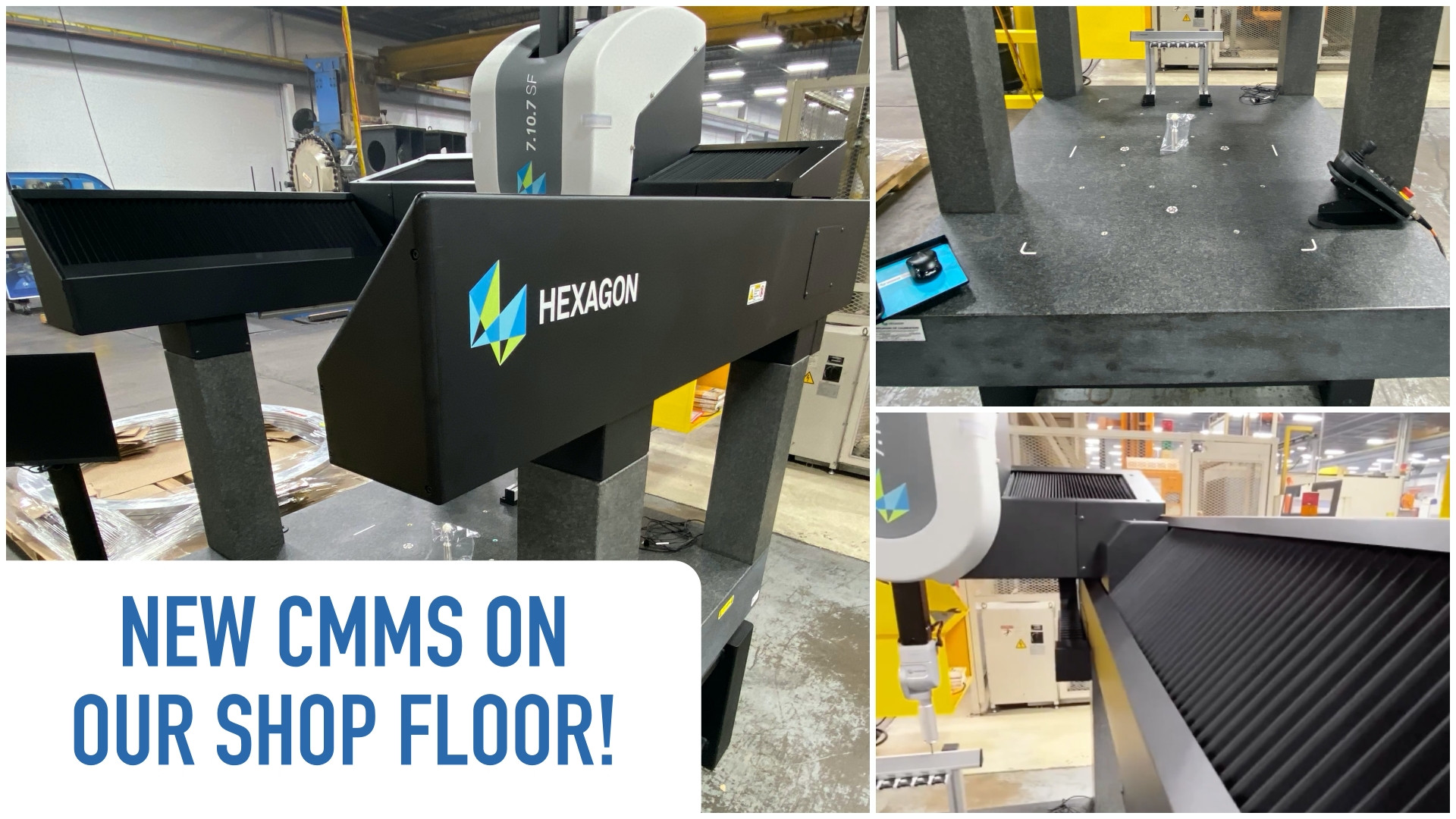 New HEXAGON Coordinate Measuring Machines At Precise Tool