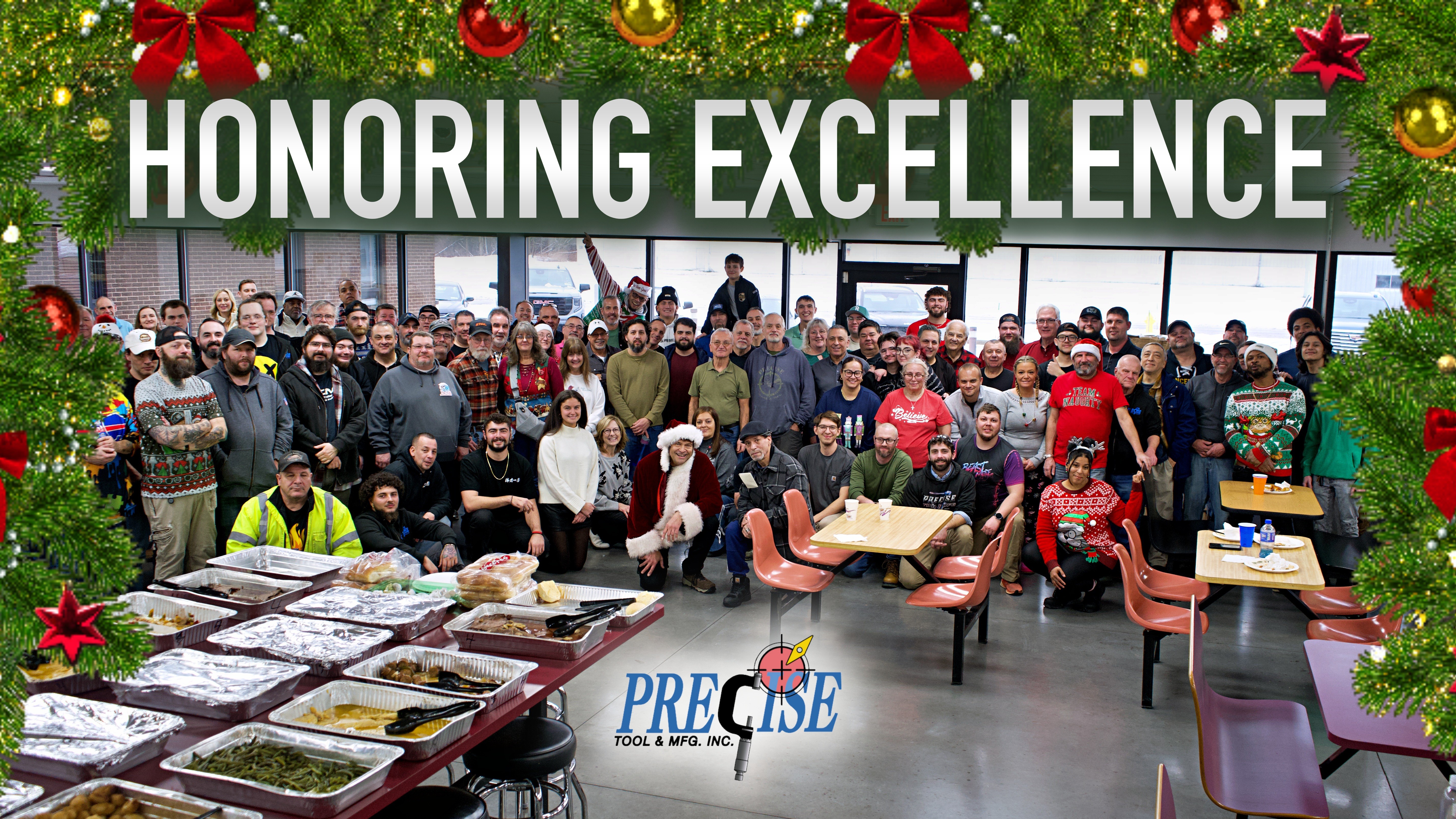 Honoring Excellence, Experience, and the People Behind the Parts | Precise Tool & Manufacturing Christmas Luncheon